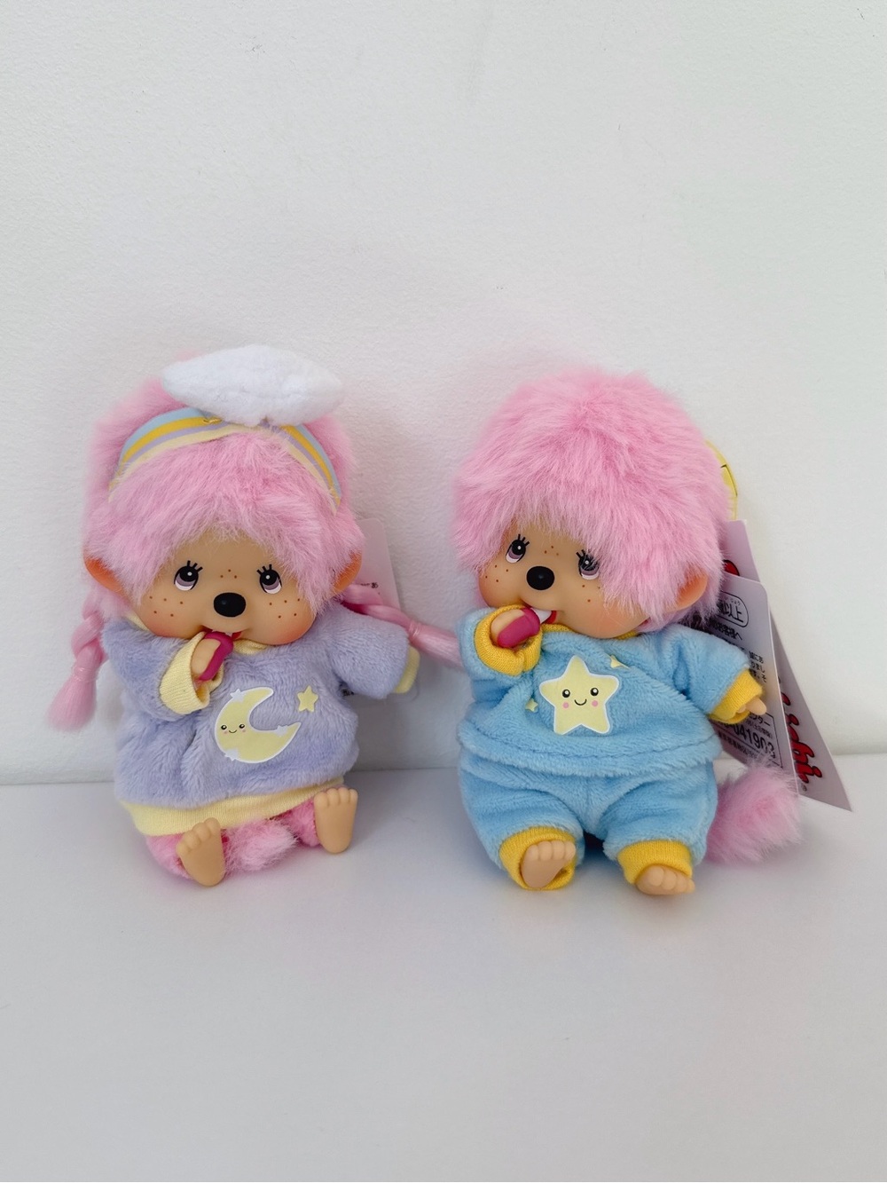 Sekiguchi Monchhichi plush doll set bag charm key chain - Picture 4 of 4